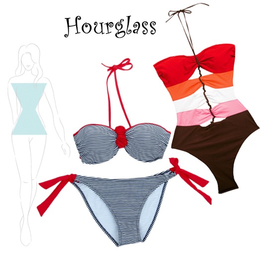 Swimsuits for Hourglass-shaped Body