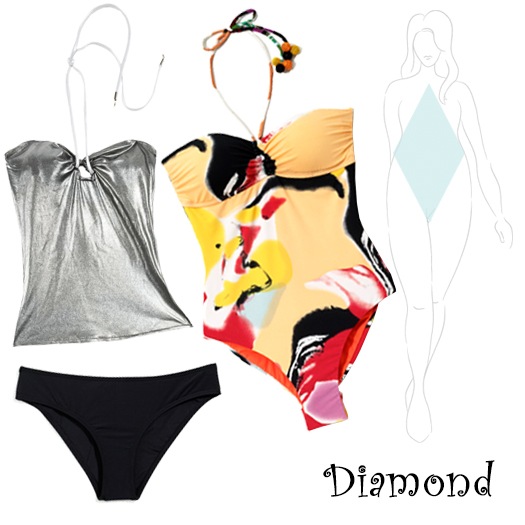 Swimsuits to Wear for Diamond-shaped Body