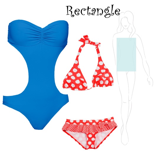 Swimsuit Options for Rectangle-shaped Body