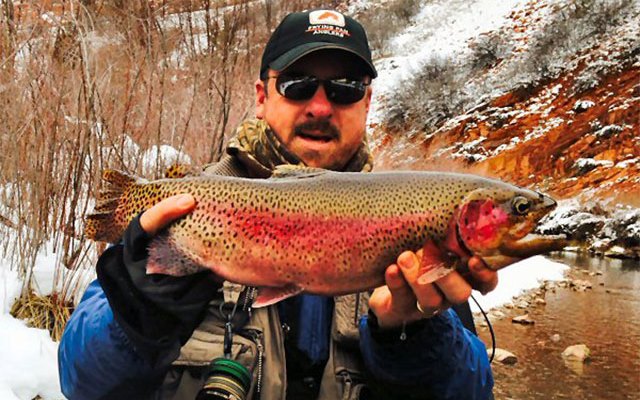 Brett Graham Winter Rainbow frying pan