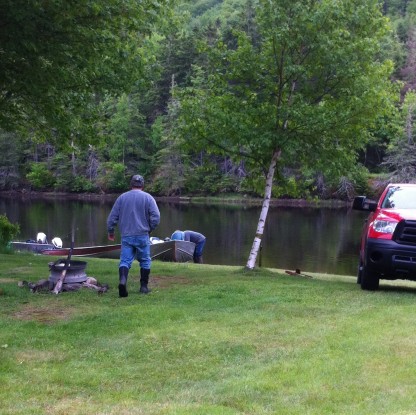 Getting ready to head up river.