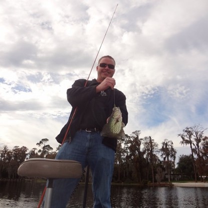 Matt with a nice Crappie