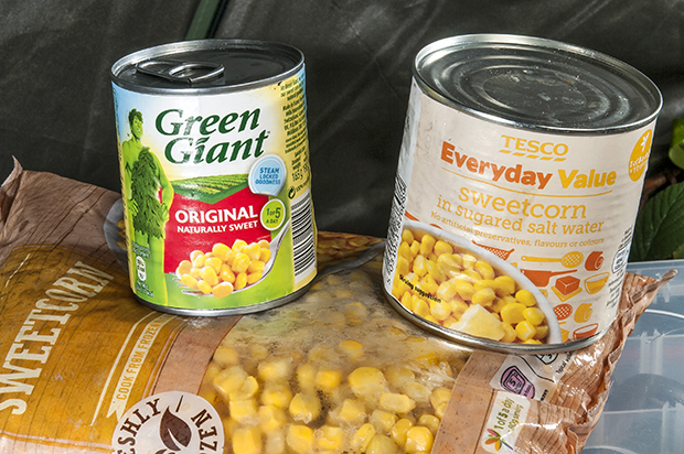Corn is not the only tinned vegetable to use, you know!