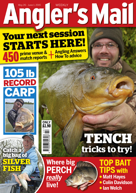 Be sure to get this week's Angler's Mail magazine for the latest news, top tips and where to fish ideas.