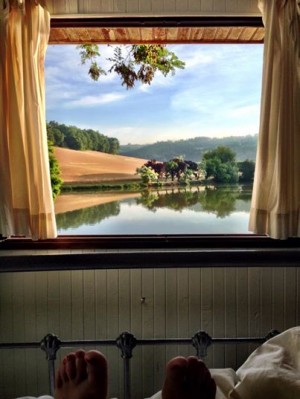 Now that's what anyone would call a room with a view! But if you're outside most of your waking hours, and just need a decent bed, a caravan or mobile home might fit the bill.