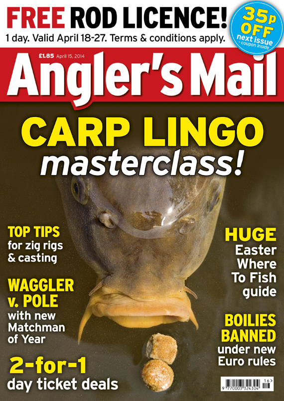 Best hooker pellets, Andy Bennett v Steve Collett and much more is in this week's must-read issue of Angler's Mail mag, on sale from Tuesday, April 15.