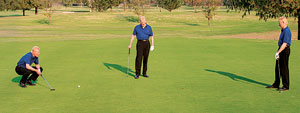 Triangulate Your Putts