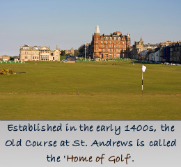 Fact about golf course at St. Andrews