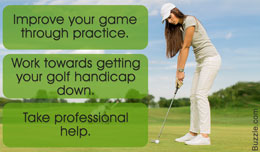 Tips to become a scratch golfer