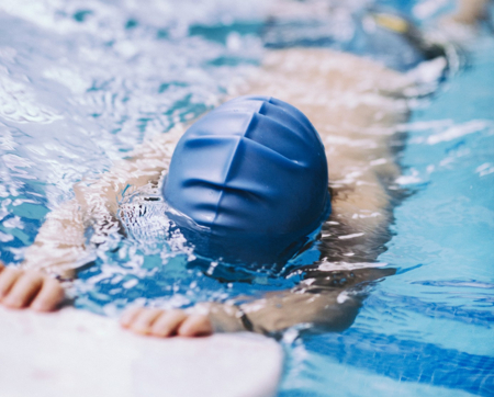 Little- boy swimming