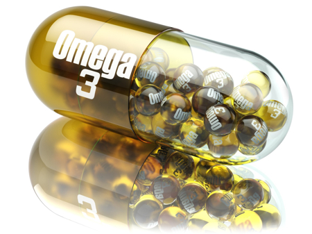 Pill with omega three
