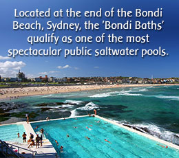 Bondi Baths in Sydney - most spectacular swimming pool