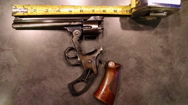 Length and image of overall revolver
