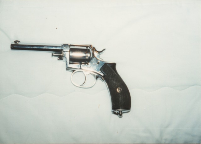 Pistol facing left