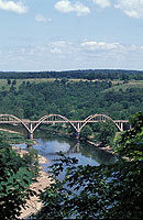 Cotter Bridge over the White River