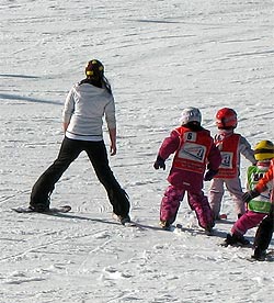 How to ski snow plow