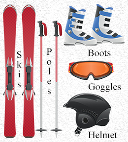 Things to carry on a ski trip