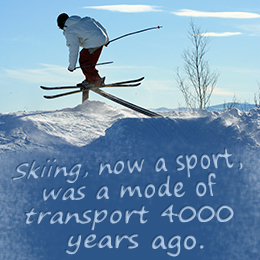 Skiing started 4000 years ago