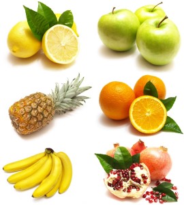 diet fruits assortment