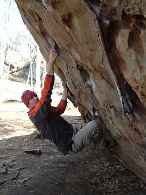 dustin craney, bouldering