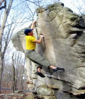 Ben Wiant, bouldering, bouldering photo