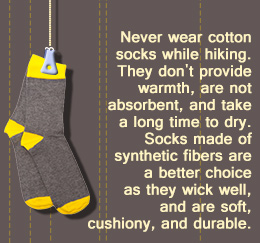 Which socks to wear while hiking