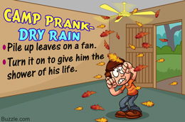 Funny camp prank idea