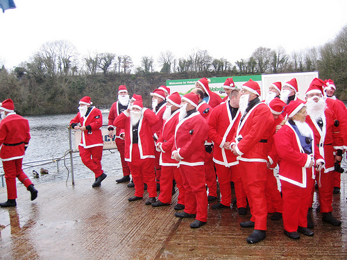 Vobster's Quay Scuba Diving Santa Splash