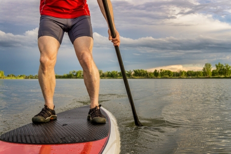 Paddling On Lake