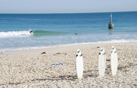 Surfboards On Beach