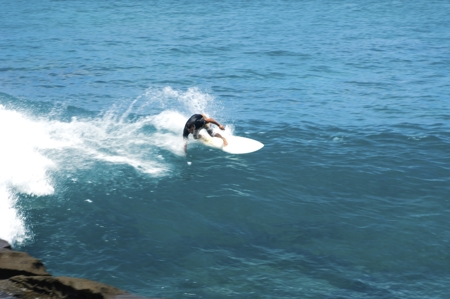Surfing and Falling