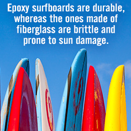 Epoxy vs. fiberglass surfboards