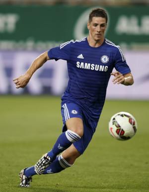 Fernando Torres during football