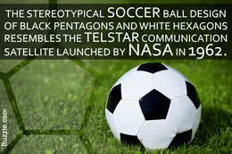 Fact about the design of soccer ball