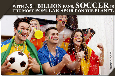 with 3.5+ billion fans, soccer is the most popular sport on the planet