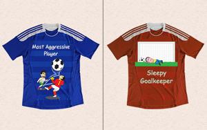 Funny soccer award t-shirt