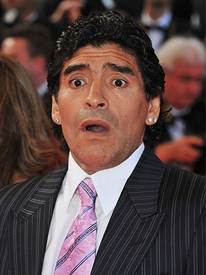 Diego Maradona At The Che Premiere