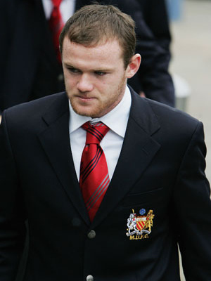 Wayne Rooney At Manchester Cathedral