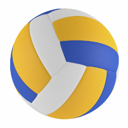 Volleyball Blue and Green